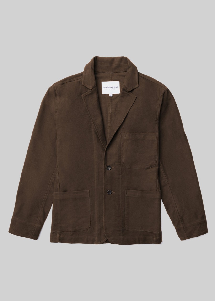 Outerwear American Trench | Moleskin Chore Blazer