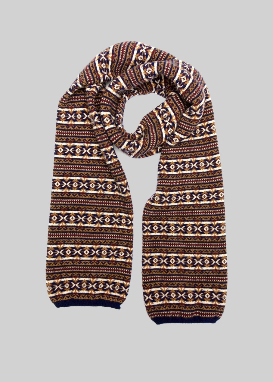 Last Call American Trench | Wool Fair Isle Scarf