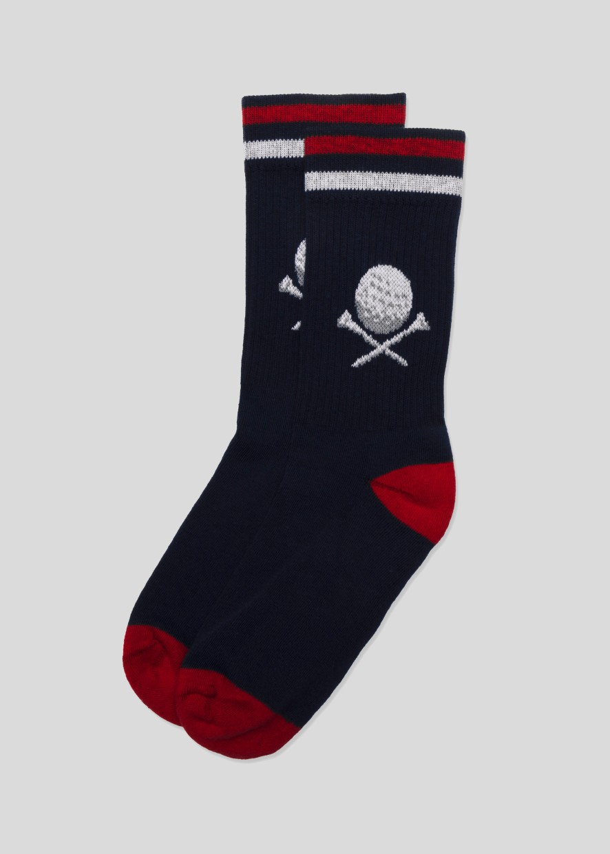 Socks American Trench | Back Of The Cup Navy