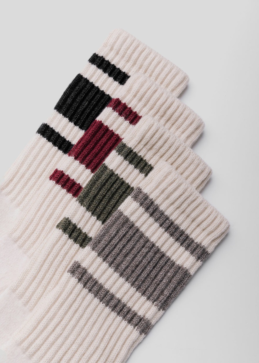 Socks American Trench | The Mono Stripe In Cashmere