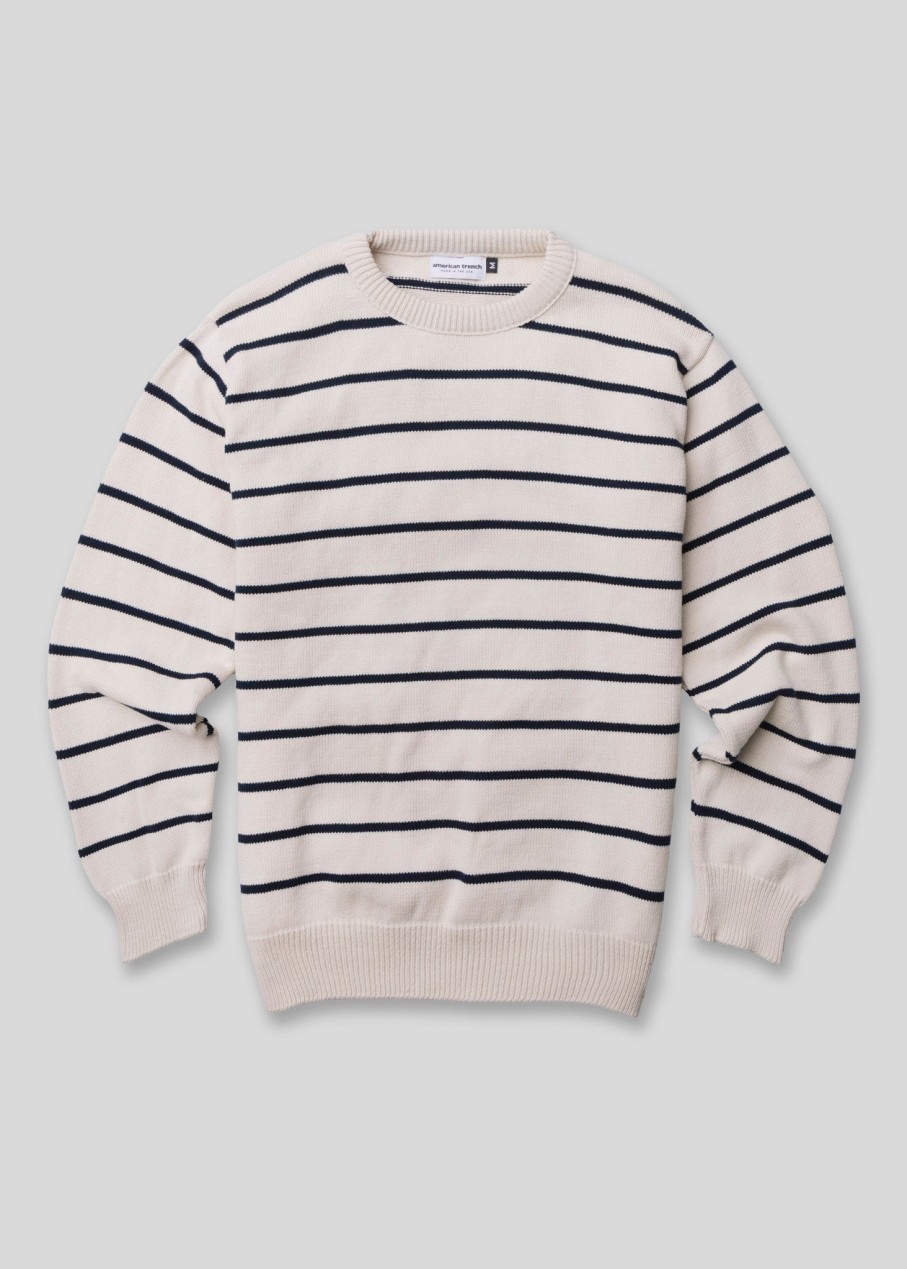 Apparel American Trench | Cotton Breton Stripe Sweater