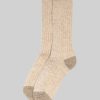 Women'S American Trench | Women'S Recycled Wool Boot Sock Oat