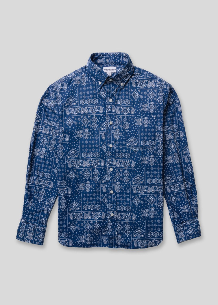 Apparel American Trench | Cypress Longsleeve Button Down Blue