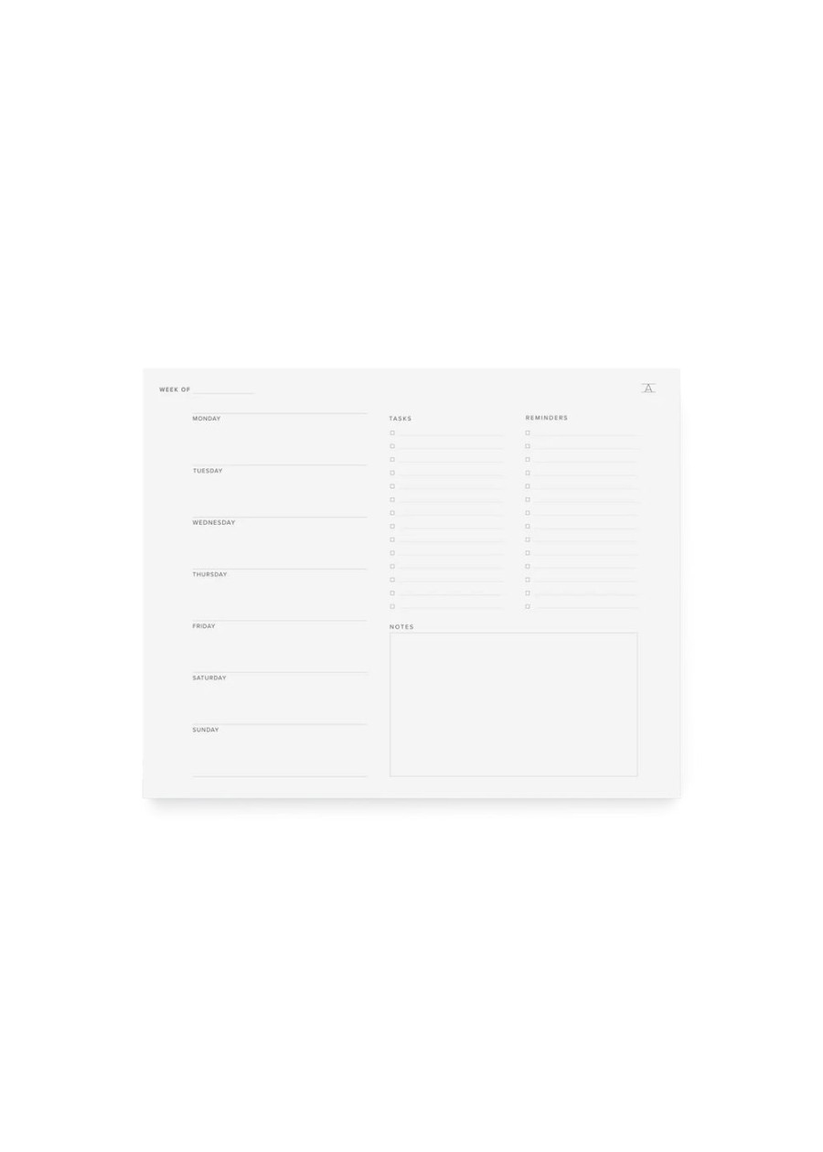 Accessories American Trench | Desktop Planner White